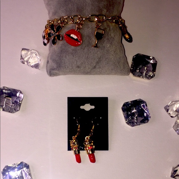 Custom kids Charm bracelet and earrings - Picture 7 of 7